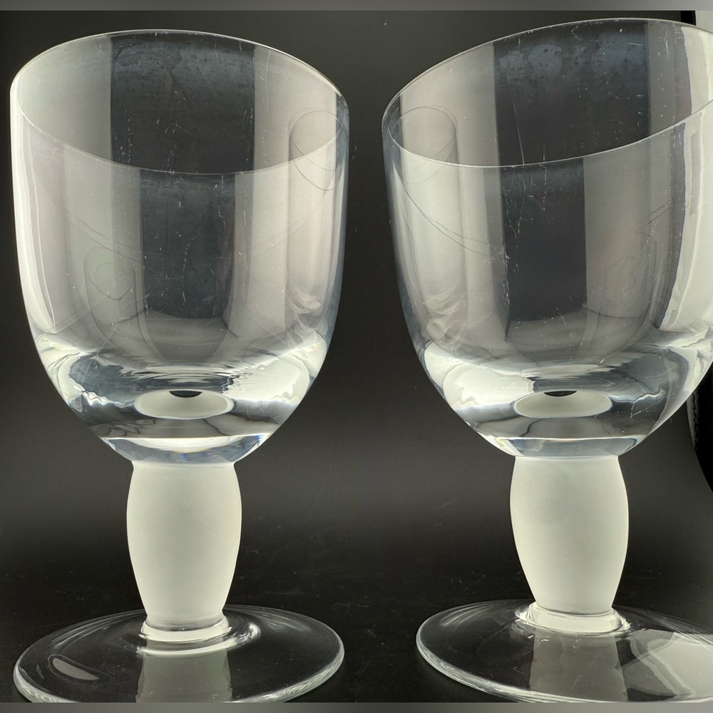 2 Denby “Energy Zest” water goblets. 16oz